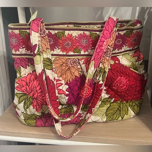 Vera Bradley Hello Dahlia Shoulder Bag - Picture 1 of 9